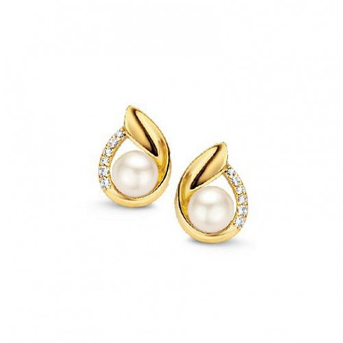 925 Sterling Silver pearl stud earrings