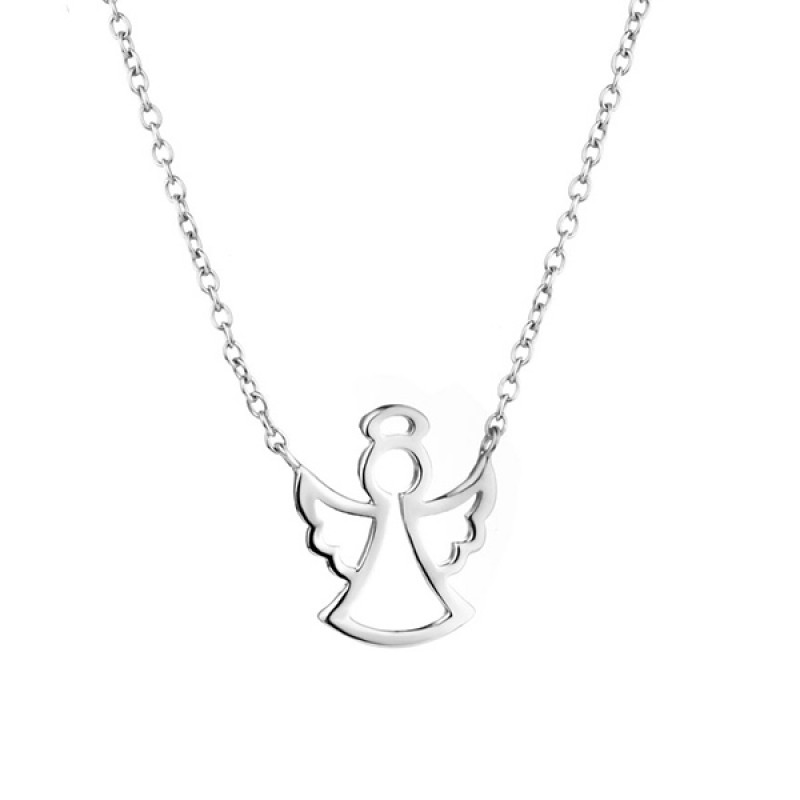 925 Sterling Silver angel necklace