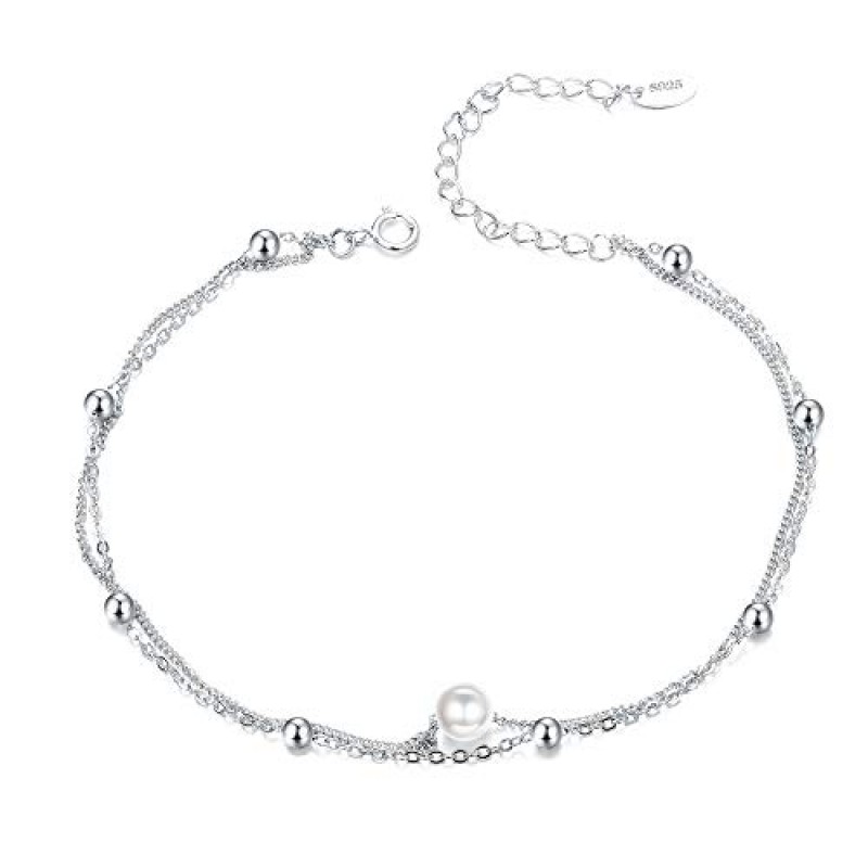 Finefey 925 Sterling Silver Freshwater Double Laye...