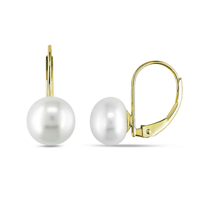 Finefey 925 Sterling Silver Freshwater Pearl Lever...