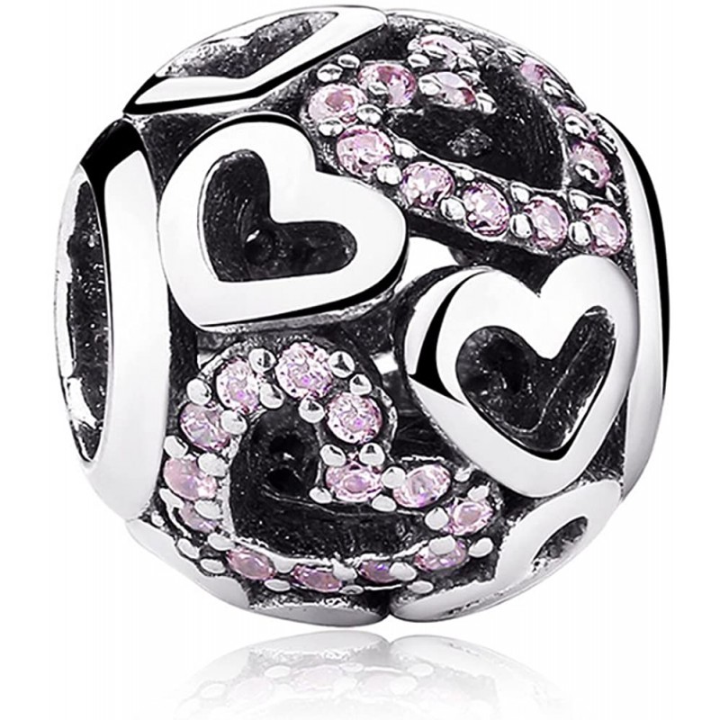 Finefey 925 Sterling Silver Pandora Heart Charm