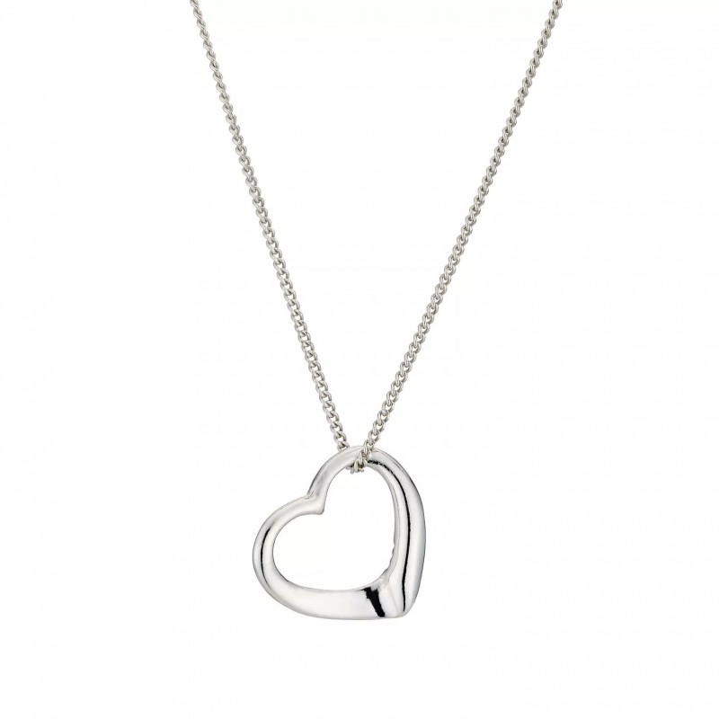 FINEFEY Sterling Silver Children's  Heart Pendant ...