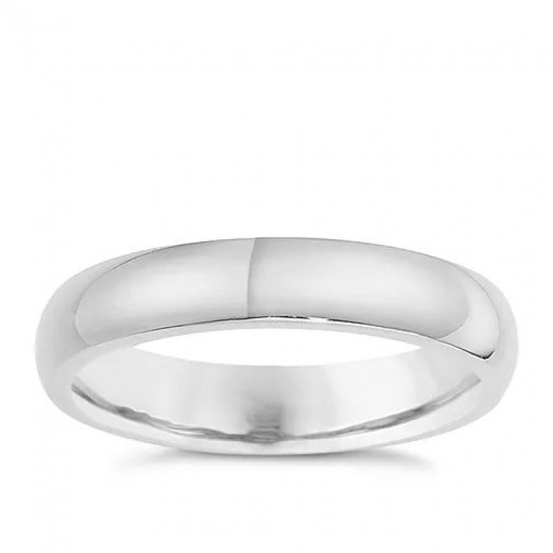 FINEFEY Silver 4mm Super Heavy Court Ring