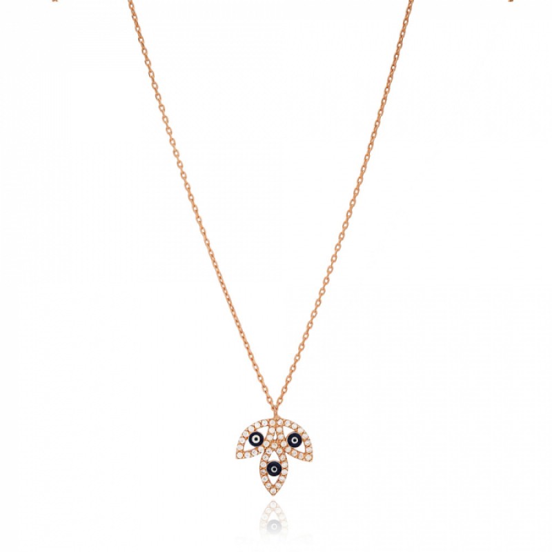 FINEFEY Sterling Silver Rose Gold Plated  Zircon E...