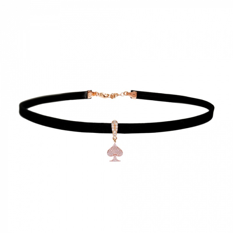 FINEFEY Sterling Silver Rose Gold Plated Zircon Po...