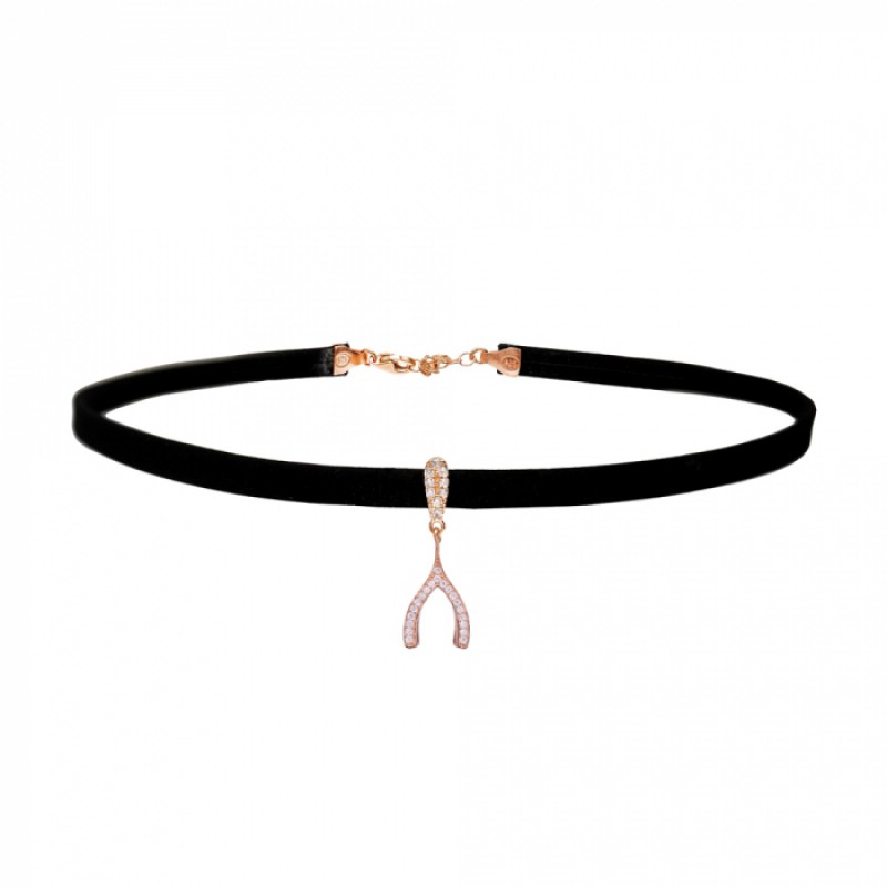 FINEFEY Sterling Silver Rose Gold Plated Zircon Wi...