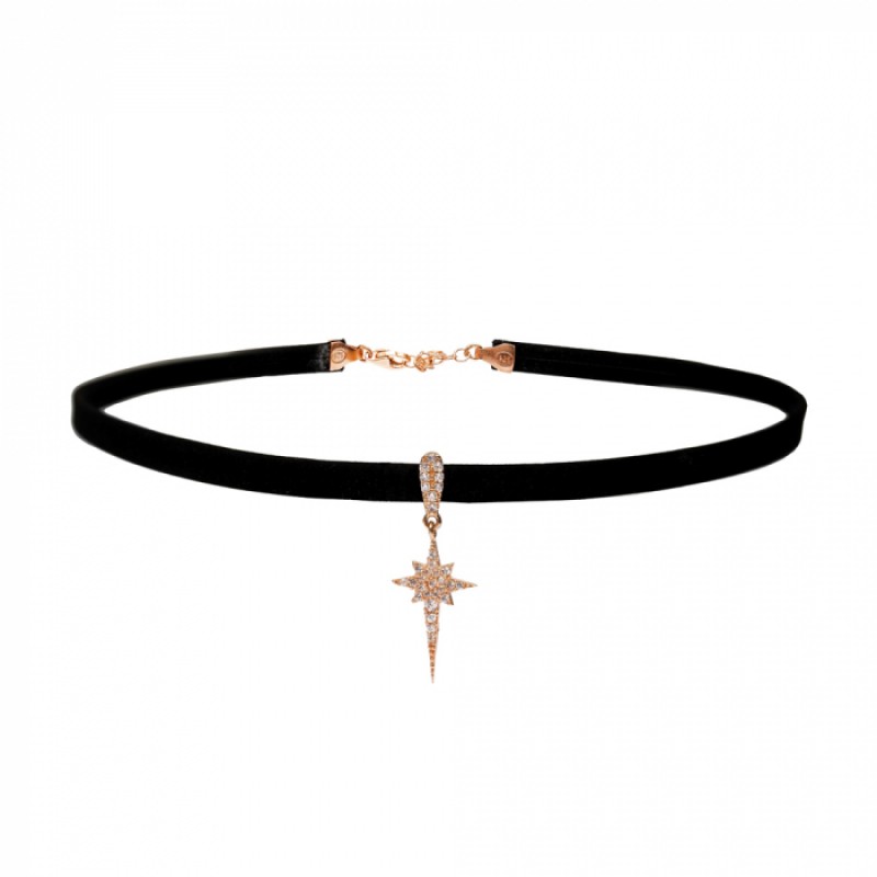 FINEFEY Sterling Silver Rose Gold Plated Zircon Po...