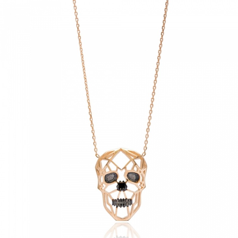 FINEFEY Sterling Silver Rose Gold Plated Origami S...