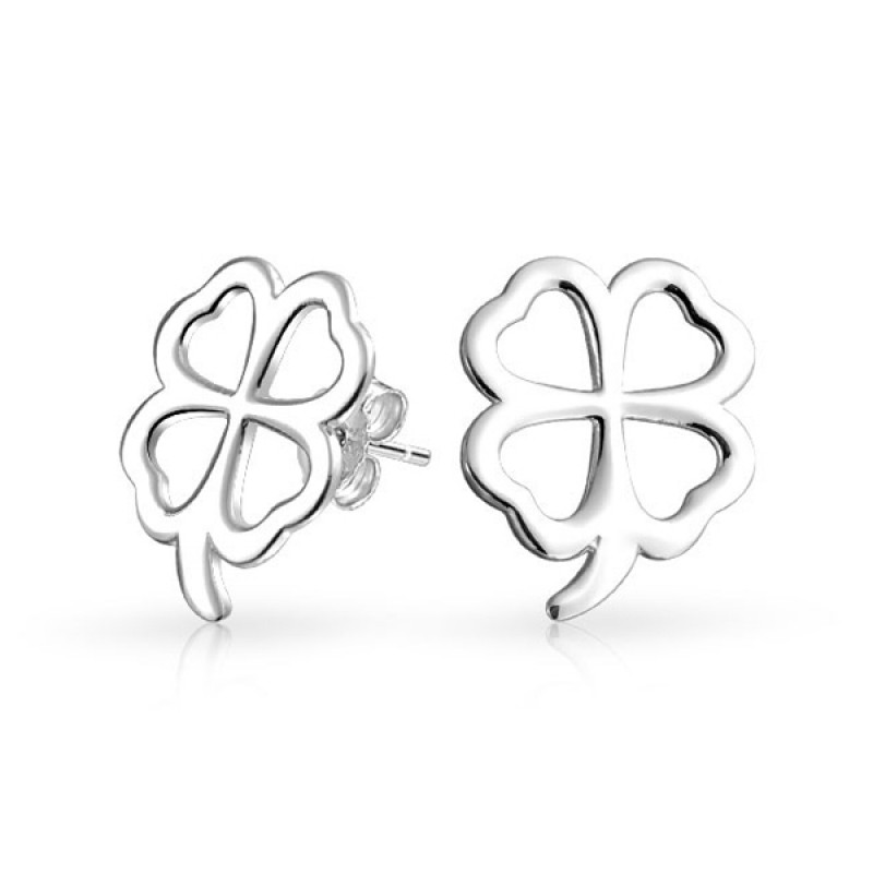 FINEFEY Sterling Silver Clove Earrings Stud For Wo...